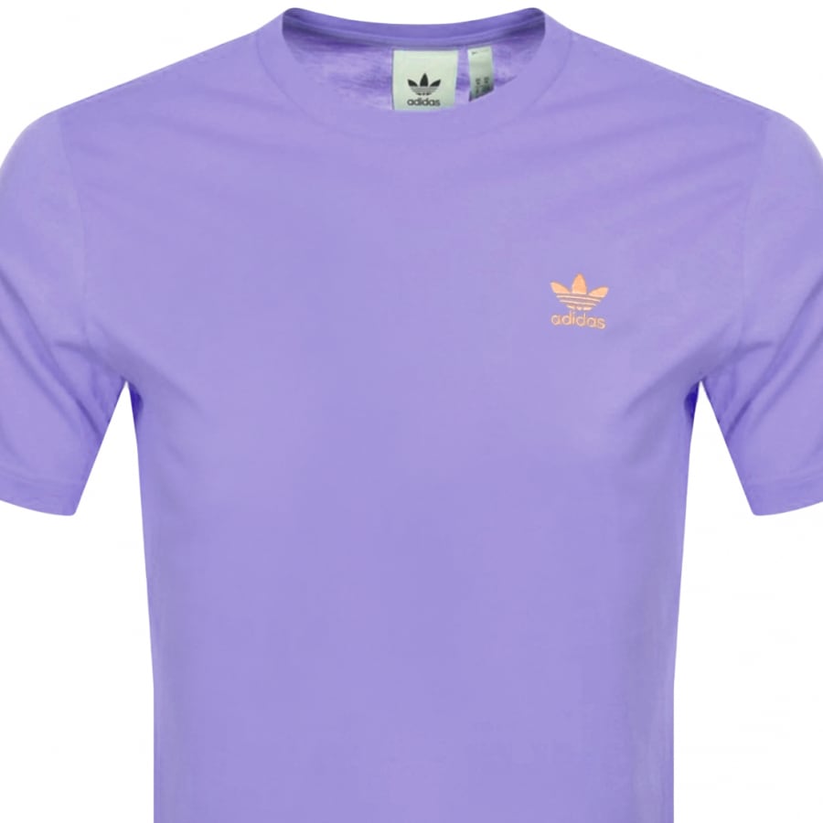 Alternative Image for Productadidas Originals Essential T Shirt Purple2